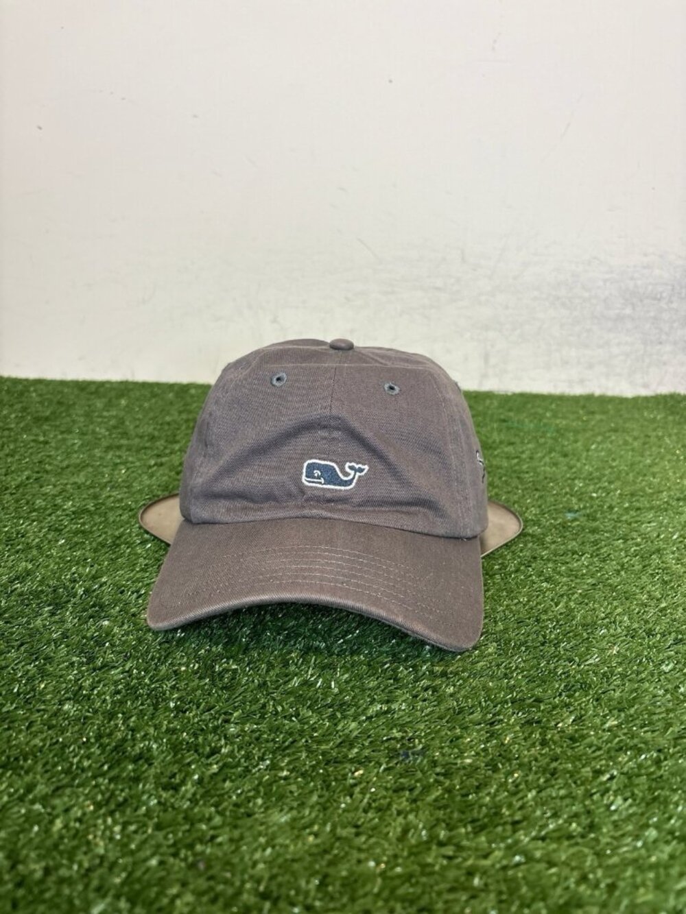 Vineyard Vines hat cap strap back gray lacrosse lax lighweight preppy mens